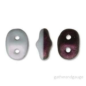 SuperDuo Duets - Polychrome Plum & Cream 10 gram - Bild 2