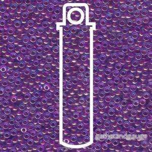 Miyuki Seed Beads - Purple Lined Aqua 11/0, 24 Gram