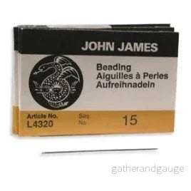 Pärlnålar - John James, nr 15, 25-pack