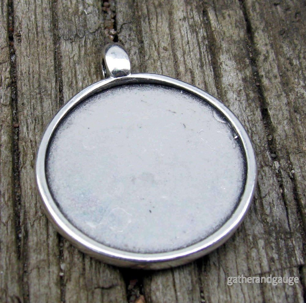 Ramberlock Silverfärgad - Rund 19mm 1 styck - Bild 2