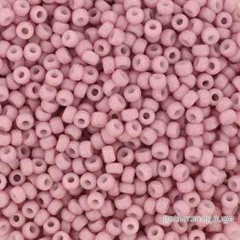 Miyuki Seed Beads - Opaque Matte Antique Rose 11/0, 10 gram