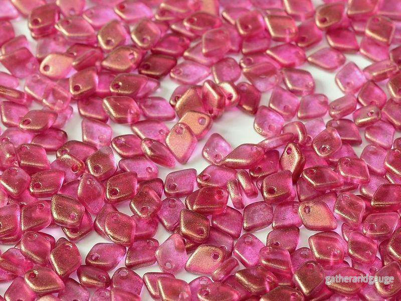 Dragon Scale Bead - Crystal French Rose, 5 gram