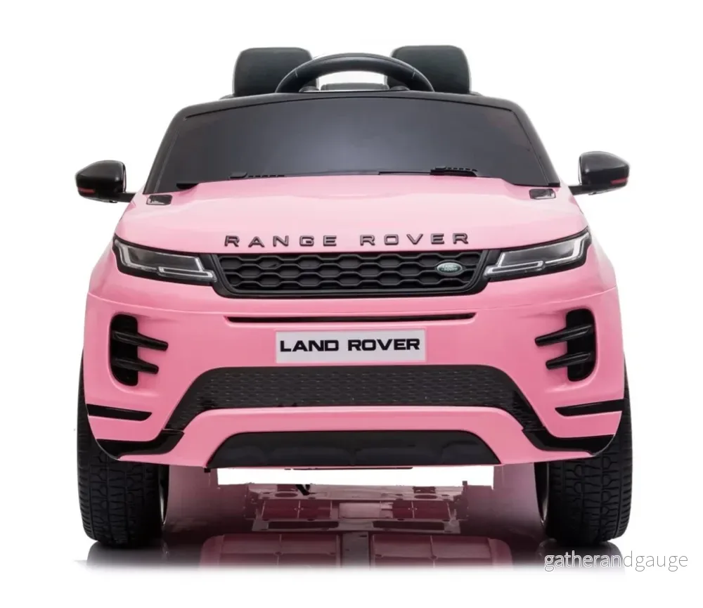 Elbil Barn Land Rover Range Evoque rosa 12V
