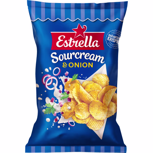 Estrella Sourcream Onion Chips 275g