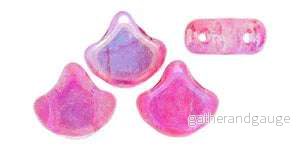 Ginko Duo - Summer Rainbow Pink 7,5mm Pärlor 10 gram