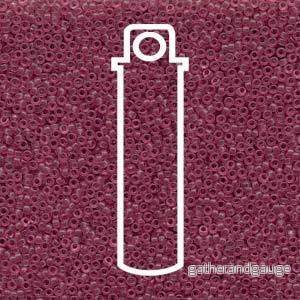 Miyuki Seed Beads - Dyed SF Transparent Rose 15/0, 8,2 gram