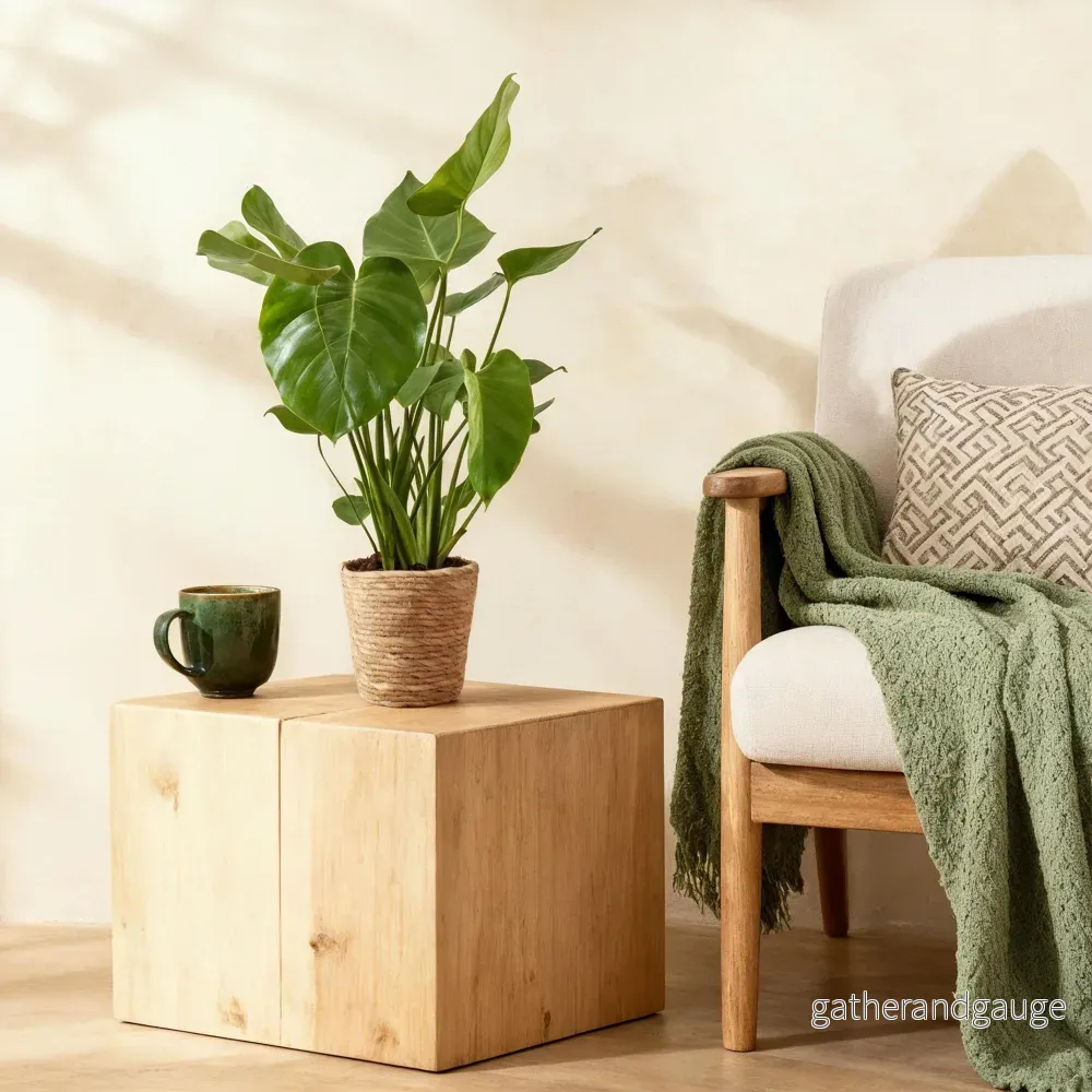 Green BoutiQ – Green is… Kamerväxtn – Monstera Deliciosa – Gatenplant – Weinig onderhoud – met mand – Groen – 1 Plant – Kruka 17cm – Hoogte 50-55cm Green BoutiQ – Green is… Kamerväxtn – Monstera Deliciosa – Gatenplant – Weinig onderhoud – met mand – Groen – 1 Plant – Kruka 17cm – Hoogte 50-55cm