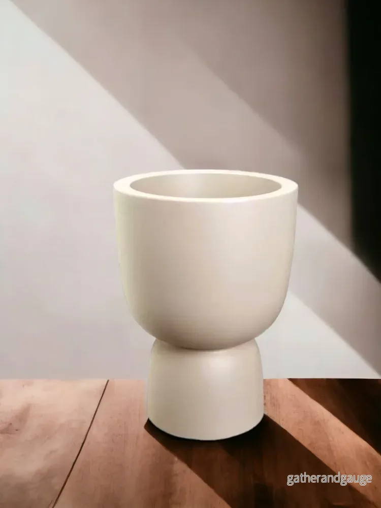 Elho Planter Cut Beige - D35 x H49