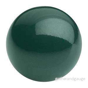 Preciosa Pearl Round - Maxima Malachite 6 mm 1 sträng