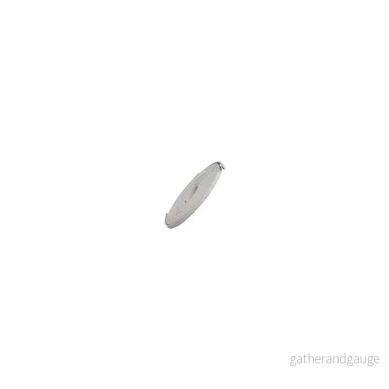 Läderimitation platt band - Glittrig silverfärgad 5mm 20 cm