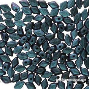 Matubo Mini Gemduo - Polychrome Emerald 6x4mm, 5 gram