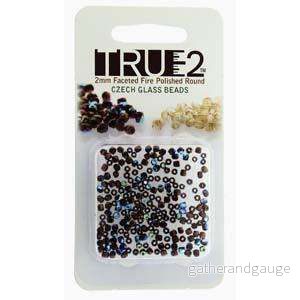 Tjeckiska Firepolish – Jet Bronze AB, True2 mm, 2 gram Tjeckiska Firepolish – Jet Bronze AB, True2 mm, 2 gram