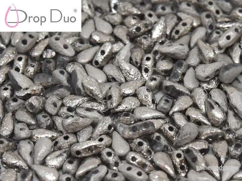 DropDuo® - Etched Crystal Full Argentic 3x6mm, 30-pack