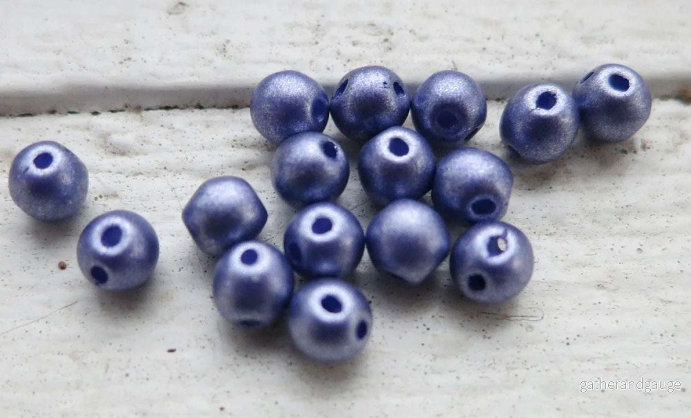 RoundDuo® Mini - Metallic Violet 4mm, 50-pack