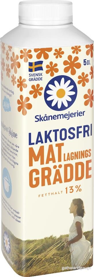 Matlagningsgrädde Laktosfri 13% 5dl Skånemejerier Matlagningsgrädde Laktosfri 13% 5dl Skånemejerier