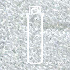 Miyuki Spacer - Crystal Matte AB 3x1.3mm