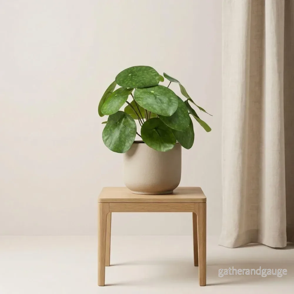 Pilea artificiel h25cm kruka inkluderad