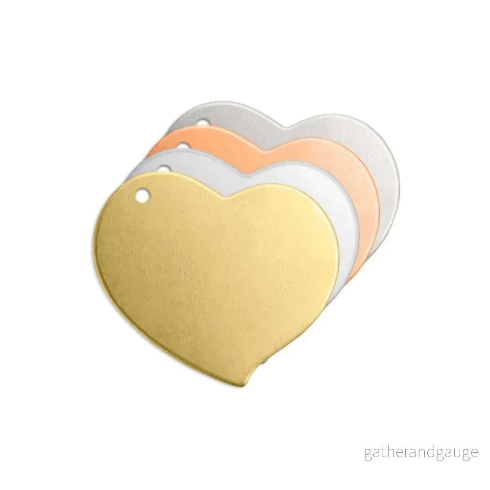 Swirly Heart w/ Hole, 3/4″ – Premium Stamping Blanks Swirly Heart w/ Hole, 3/4″ – Premium Stamping Blanks