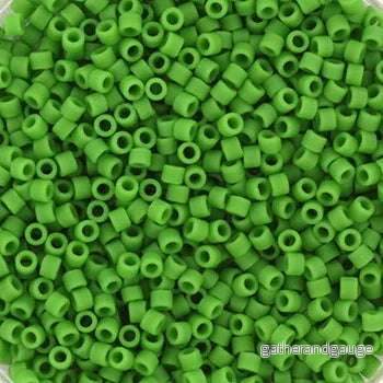 Miyuki Delica - Opaque Matte Green 11/0, 5 gram