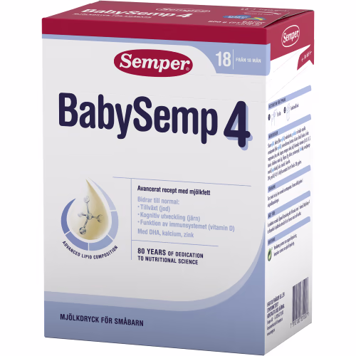 Semper Baby Semp 4 Mjölkdryck Från 18 Månader 800g/6l