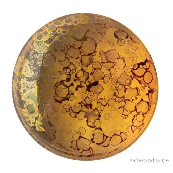 Cabochon par Puca® – Light Topaz Bronze 25 mm, 1 styck Cabochon par Puca® – Light Topaz Bronze 25 mm, 1 styck