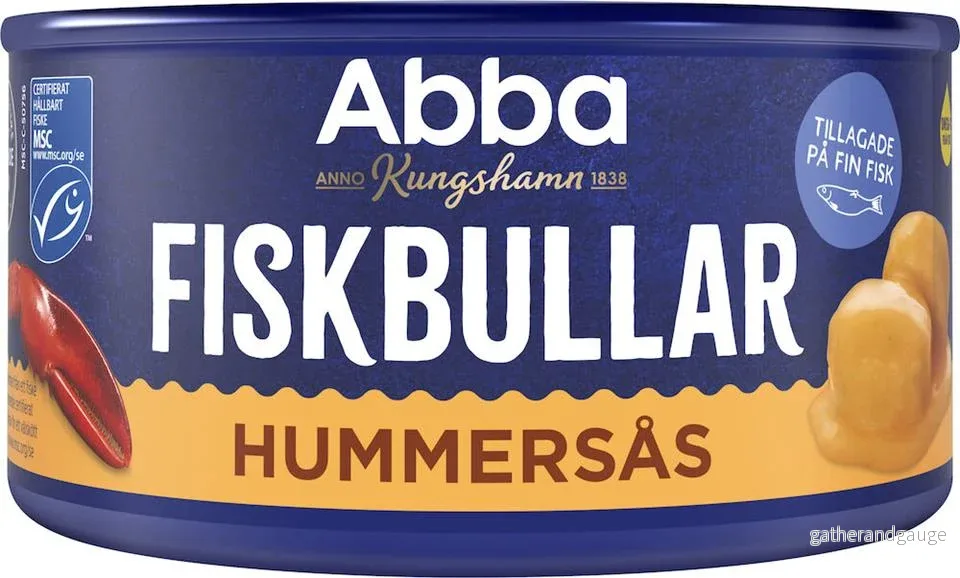 Fiskbullar i hummersås 375g Abba