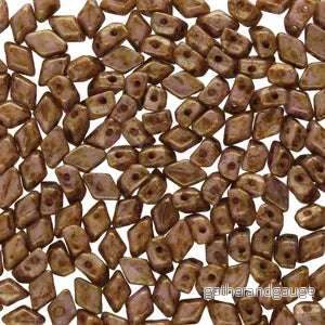 Matubo Mini Gemduo - Chalk Senegal Brown Purple 6x4mm