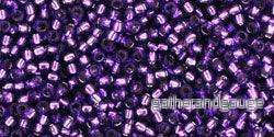 TOHO Seed Beads – Silver-Lined Purple 15/0 10 gram TOHO Seed Beads – Silver-Lined Purple 15/0 10 gram