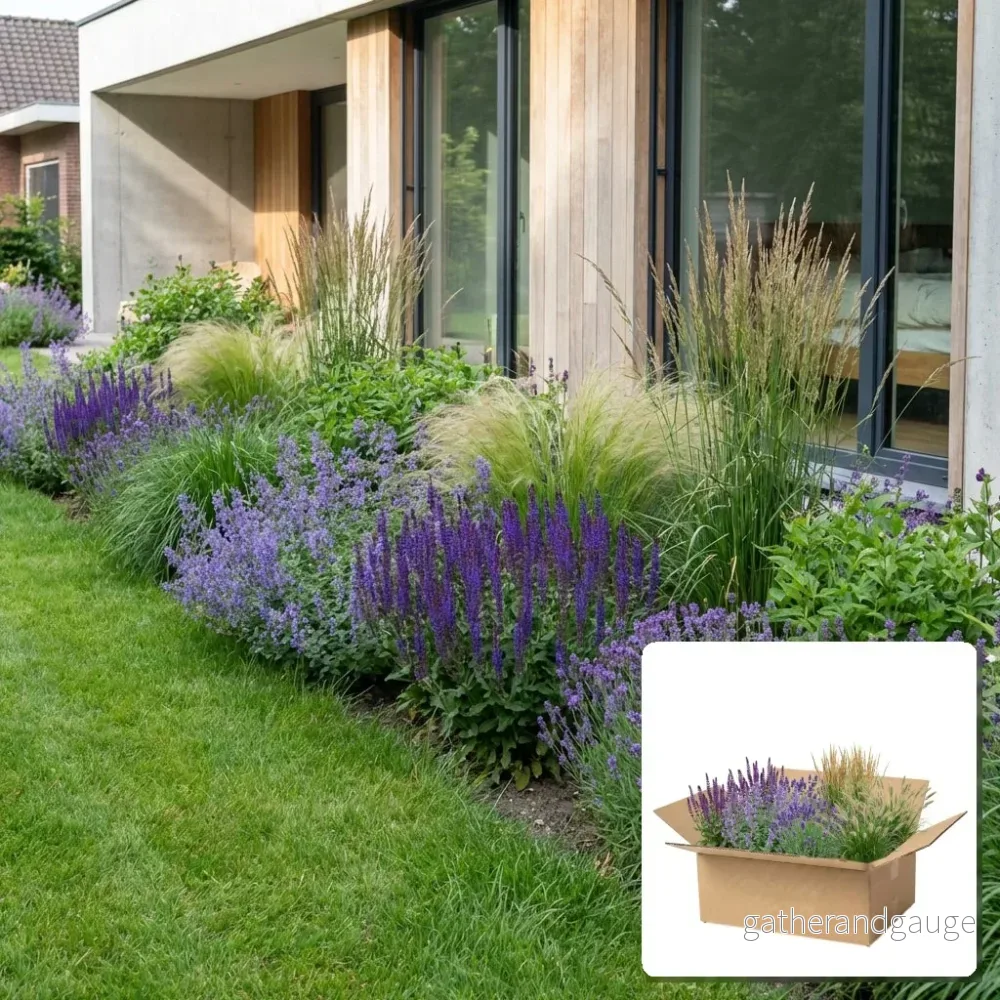 Pack Massif Plein Soleil Violet & Bleu (Sauge Des Bois) - 30 plantes - Bild 2