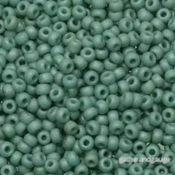 Miyuki Seed Beads - Fancy Frosted Seafoam Green 11/0, 10 gram
