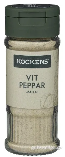 Vitpeppar malen