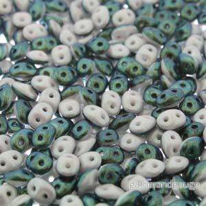 SuperDuo Duets - Polychrome Mint Choc & Cream 10 gram - Bild 3