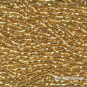 Tjeckiska seed beads – Strw Gold S/L11/0, 17gram Tjeckiska seed beads – Strw Gold S/L11/0, 17gram