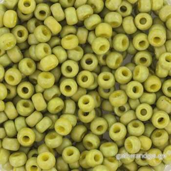 Miyuki Seed Beads – Opaque Glazed Frosted Rainbow Olive 8/0, 10 gram Miyuki Seed Beads – Opaque Glazed Frosted Rainbow Olive 8/0, 10 gram