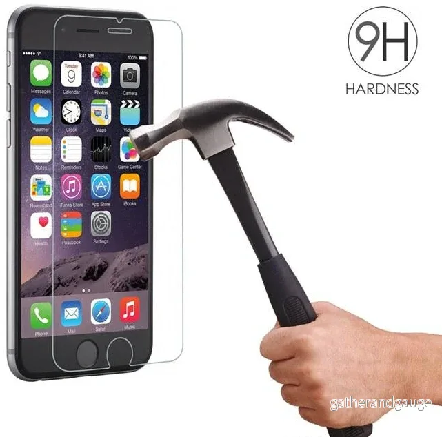 Skärmskydd - Displayskydd i härdat glas till iPhone 6 / 6S / 6 Plus / 7 / 7 Plus / 8 / 8 plus / X