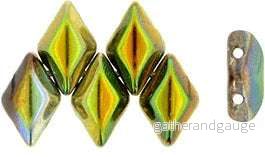 Matubo Gemduo - Magic Line Yellow/Brown 8x5mm 10gram - Bild 2