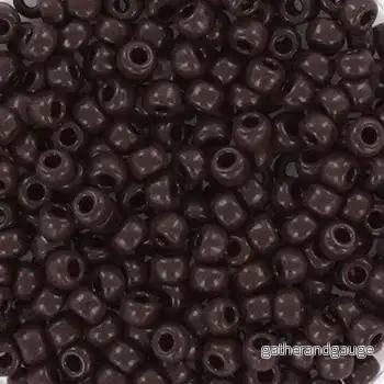 Miyuki Seed Beads – Opaque Chocolate 8/0, 10 gram