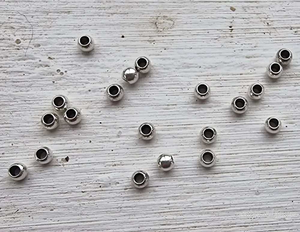 Mellandel Silverpläterad – Rund 3×2.3mm 20-pack Mellandel Silverpläterad – Rund 3×2.3mm 20-pack