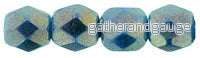 Tjeckiska Firepolish – Halo Ethereal Azurite 4 mm, 50-pack Tjeckiska Firepolish – Halo Ethereal Azurite 4 mm, 50-pack