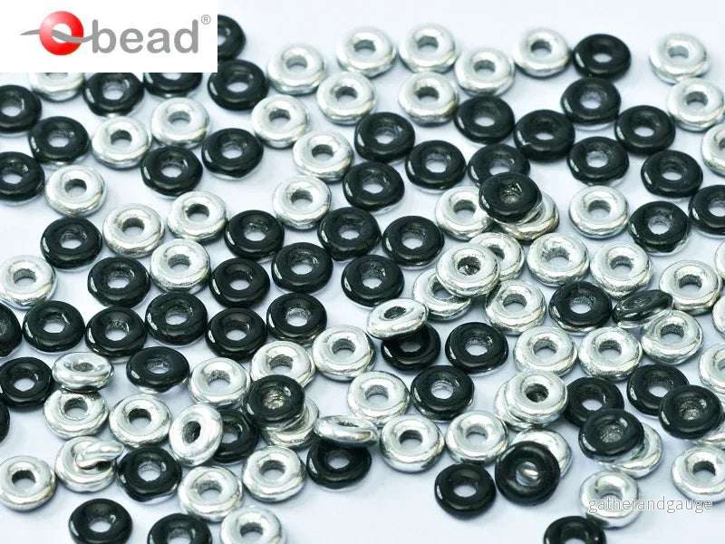 O Bead - Jet Labrador, 5 gram
