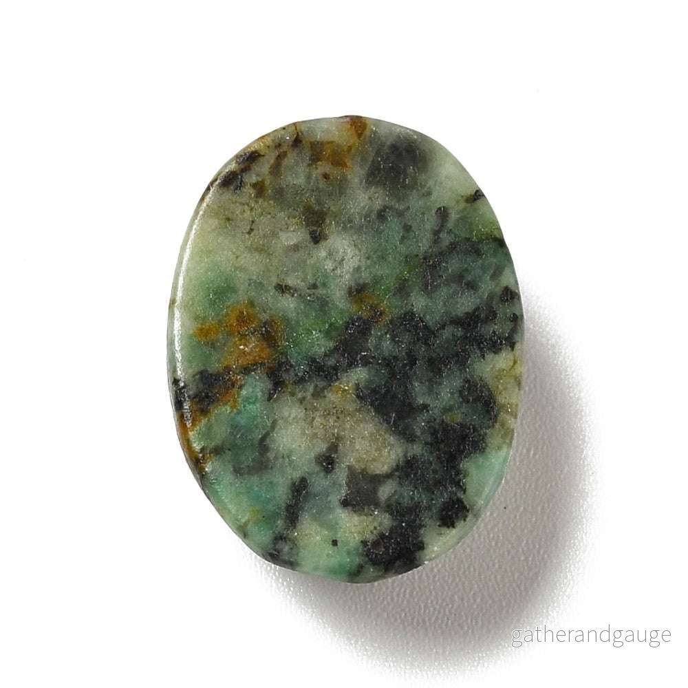 Cabochon Jasper - Facetterad Oval 18x13mm 1 Styck - Bild 2