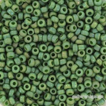 Miyuki Seed Beads – Opaque Glazed Frosted Rainbow Shamrock 11/0, 10 gram Miyuki Seed Beads – Opaque Glazed Frosted Rainbow Shamrock 11/0, 10 gram