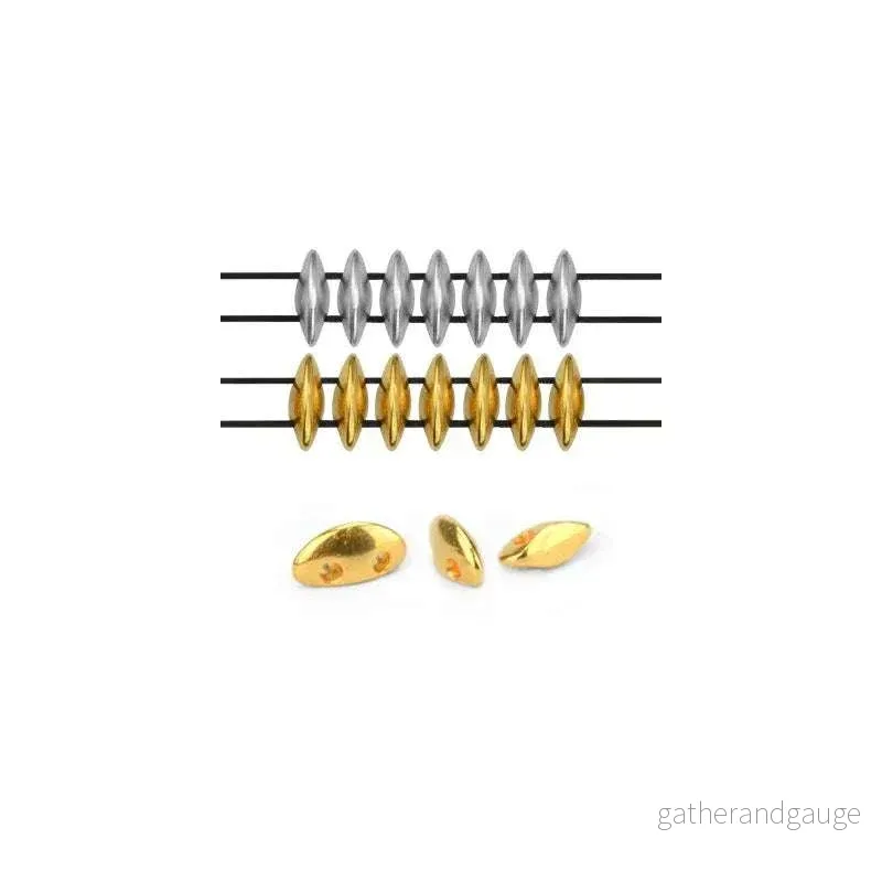 Mellandel Silverfärgad - Like Mobyduo 3x8mm 2-pack - Bild 3
