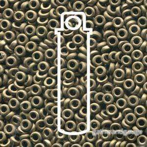 Miyuki Spacer - Metallic Dark Bronze 3x1.3mm 8 gram