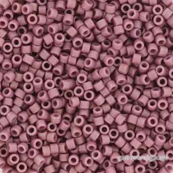 Miyuki Delica - Opaque Glazed Frosted Plum 11/0, 5 gram