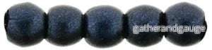 Tjeckiska Druk (Runda) – Metallic Suede DK Blue 2mm, 50-pack Tjeckiska Druk (Runda) – Metallic Suede DK Blue 2mm, 50-pack