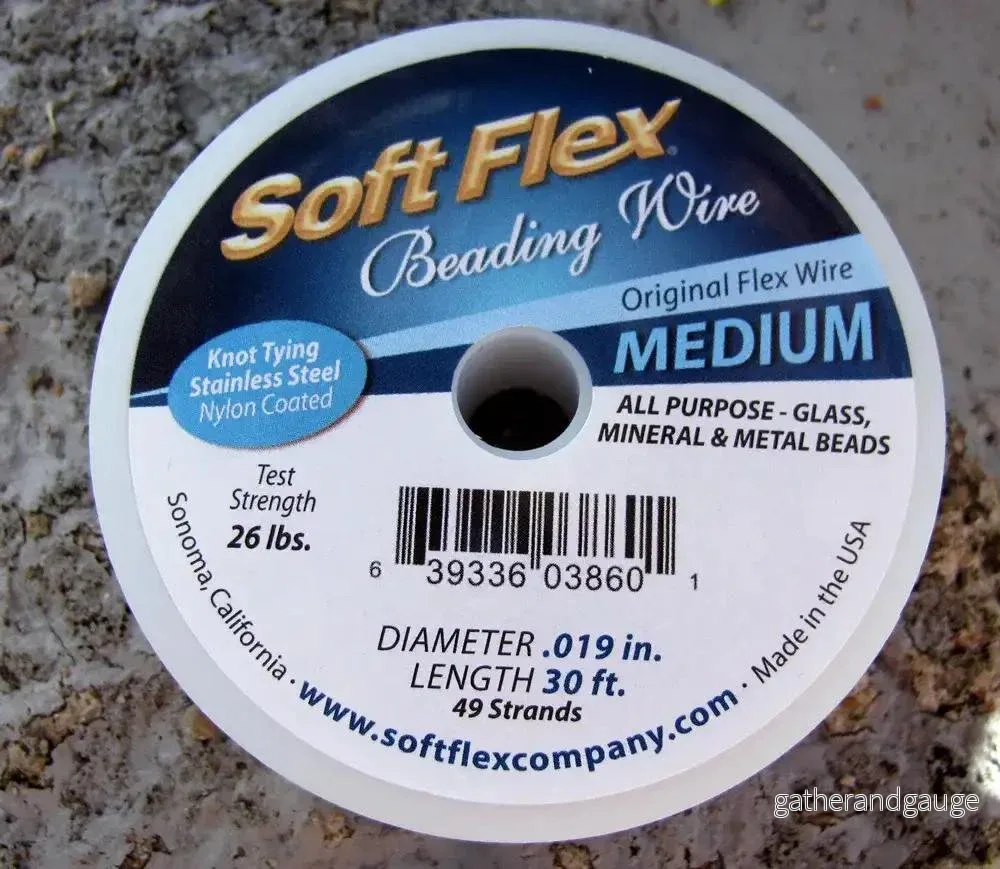 Soft Flex Beading Wire - Medium, 49 Strands, 1 Rulle