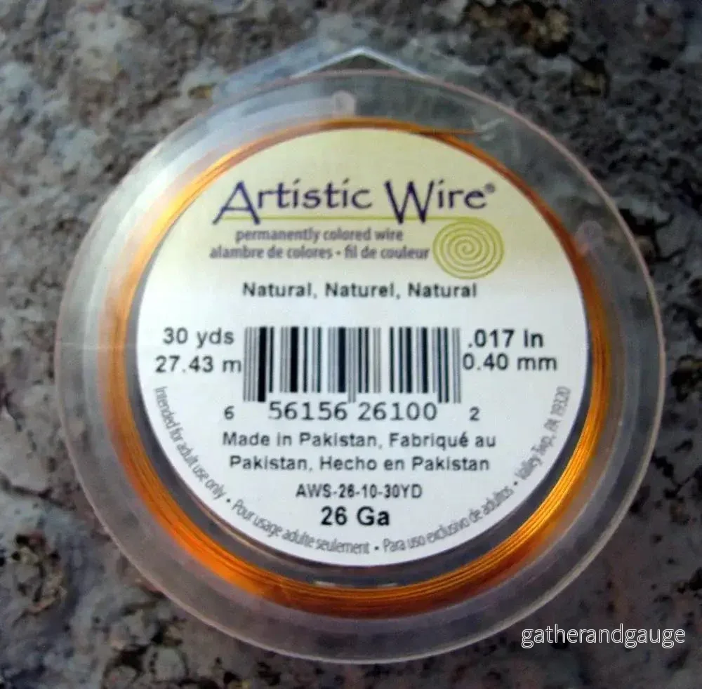 Artistic Wire 26 Ga – Natural, 1 Rulle