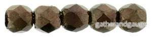 Tjeckiska Firepolish - Dark Bronze 2,5mm 50-pack