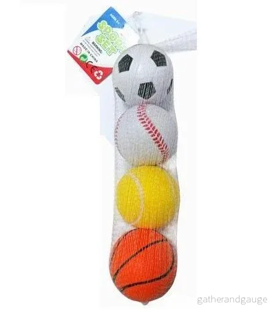 Bollset i nät – 4-pack
